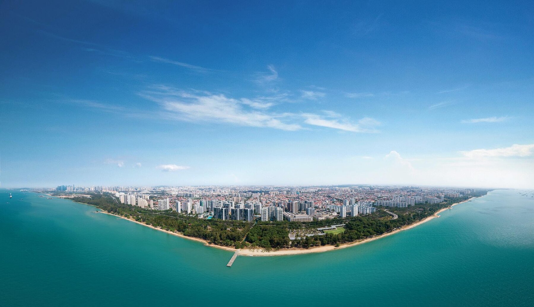Aerial view of the East Coast (artist’s impression)